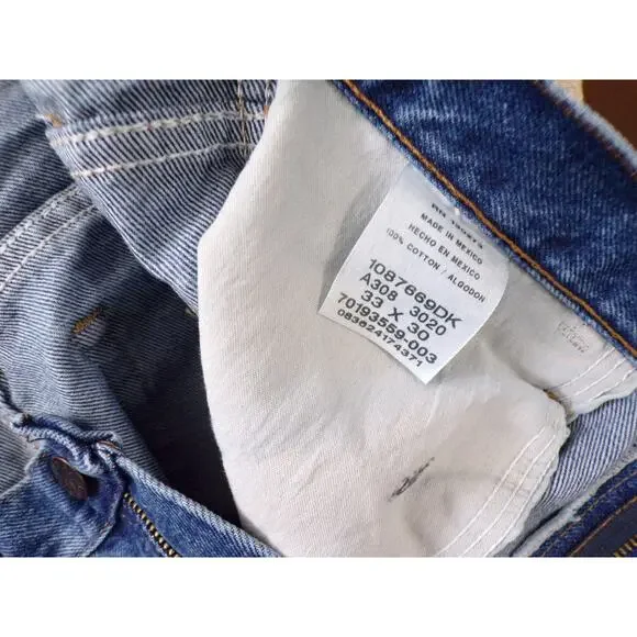 Wrangler Jeans Men's 33 x 30 Heavyweight Denim Never Worn - Picture 3 of 3